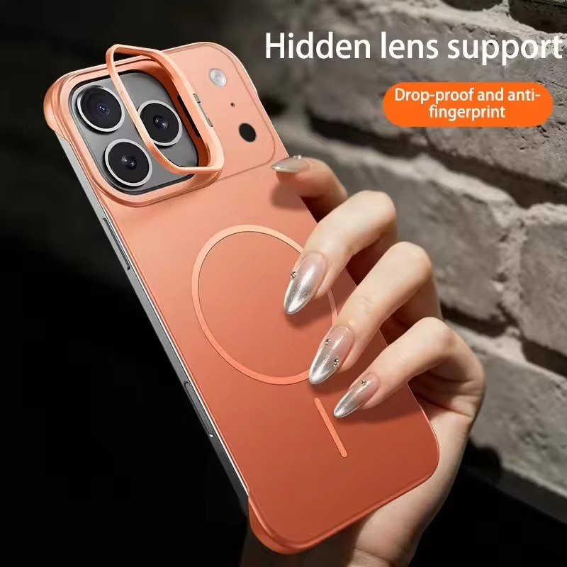 Camera Lens Protector - Shockproof Frameless Metal Camera Lens Holder